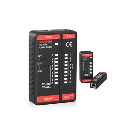 offerta a tempo: surfou tester cavi di rete, ethernet rj45 network cable cat cat6 cat7 internet cavo lan test — 27% da 12,99 € a 9,45 €