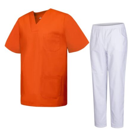 offerta a tempo: misemiya uniformi unisex set camice – uniforme medica con maglia e pantaloni uniformi — 36% da 30,95 € a 19,88 €