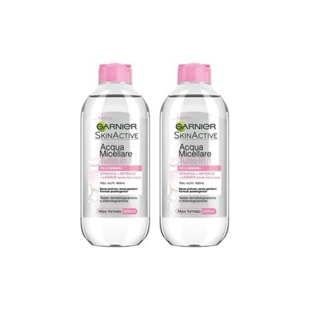 offerta a tempo: garnier skinactive acqua micellare tutto in 1 2 pezzi x 400ml — 50% da 7,98 € a 3,99 €