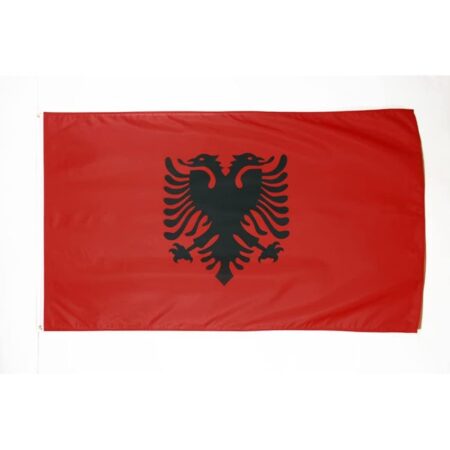 offerta a tempo: az flag bandiera da tavolo dell'albania 21 x 14 cm banderine de déspacho albana 14 x 21 cm — 26% da 25,00 € a 18,56 €