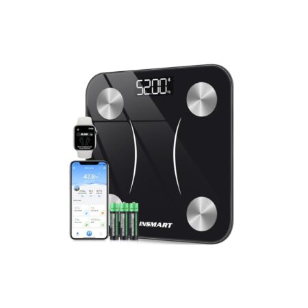 offerta a tempo: bilancia pesapersone digitale professionale, insmart bilancia impedenziometrica smart — 15% da 29,99 € a 25,49 €