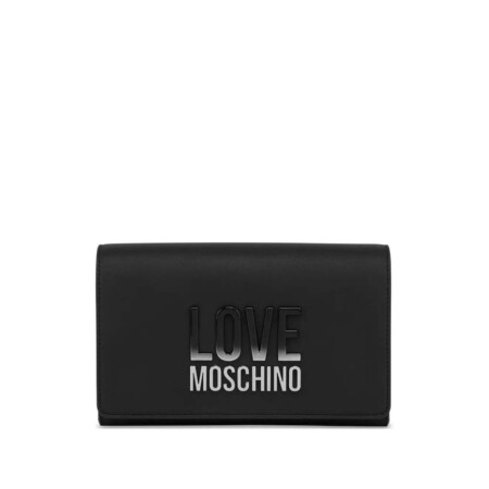 offerta a tempo: love moschino borsa pu grs nero+galv.nikel — 37% da 170,00 € a 107,34 €
