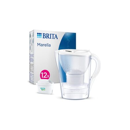 offerta a tempo: brita caraffa filtrante acqua marella (2.4l) — 12% da 68,99 € a 60,49 €