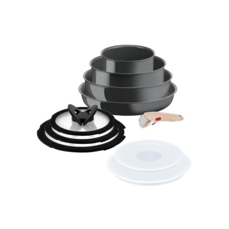 offerta a tempo: lagostina ingenio vivissima, set 10 pezzi in ceramica antiaderente con manico rimovibile — 35% da 229,00 € a 149,90 €