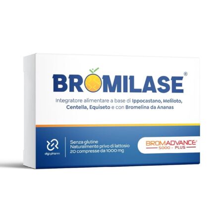 offerta a tempo: bromilase forte drenante potente con enzimi digestivi per cellulite gambe e glutei 20 compresse — 68% da 19,90 € a 6,31 €