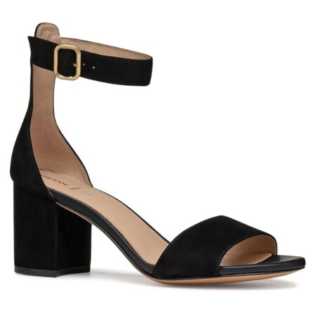 offerta a tempo: geox d virnilisa 65 s a, sandalo con tacco donna — 29% da 119,90 € a 85,27 €