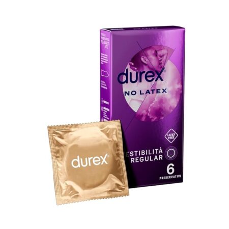 offerta a tempo: durex no latex preservativi senza lattice, 6 profilattici — 38% da 10,00 € a 6,19 €