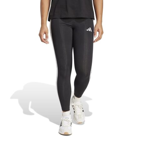 offerta a tempo: adidas essentials 3 stripes cotton leggings, calzamaglia donna — 35% da 29,00 € a 18,99 €