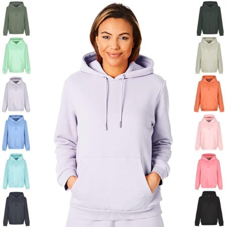 offerta a tempo: light & shade lslswt005 top in felpa con cappuccio super soft touch loungewear da donna — 11% da 19,95 € a 17,79 €