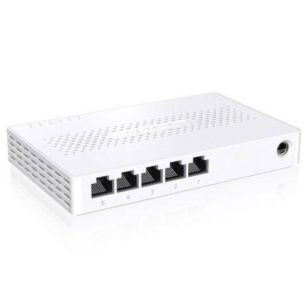 offerta a tempo: tenda switch ethernet 2.5 gigabit 5 porte switch di rete lan(plug & play) — 20% da 45,99 € a 36,99 €