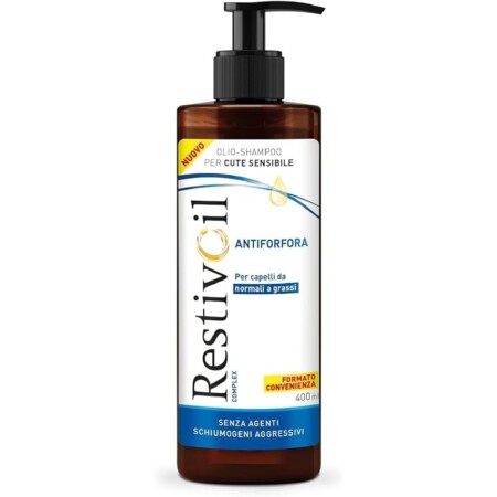 offerta a tempo: restivoil complex shampoo olio antiforfora per capelli da normali a grassi con azione — 8% da 15,46 € a 14,29 €
