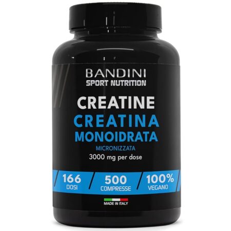 offerta a tempo: bandini® creatina monoidrata micronizzata 500 compresse da 3000mg per dose — 5% da 34,90 € a 33,15 €