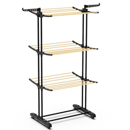 offerta a tempo: vounot stendino verticale a torre, appendiabiti con ruote — 22% da 46,50 € a 36,45 €