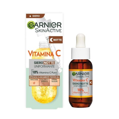 offerta a tempo: garnier siero notte vitamina c uniformante, per pelli spente — 35% da 14,99 € a 9,79 €