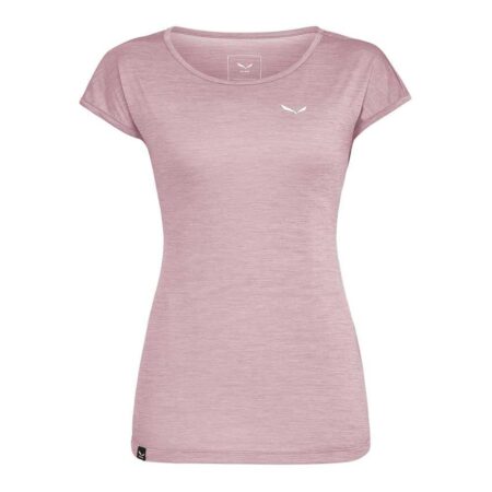 offerta a tempo: salewa puez melange dry w s/s tee t shirt, zephyr melange — 20% da 35,00 € a 27,99 €