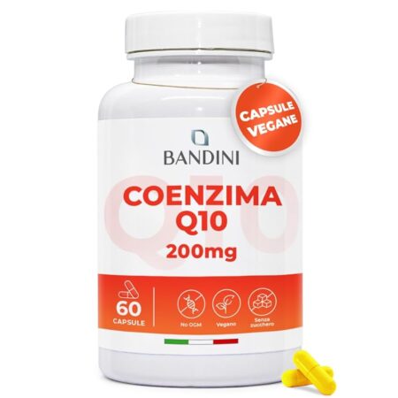 offerta a tempo: bandini® coenzima q10 200mg, 60 capsule vegane (per 2 mesi) — 5% da 14,90 € a 14,15 €