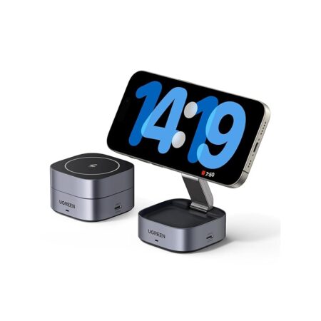 offerta a tempo: ugreen magflow caricatore wireless, stazione di ricarica 2 in 1 per cuffie — 30% da 35,99 € a 25,19 €