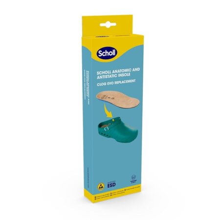 offerta a tempo: scholl solette anatomiche e antistatiche, solette unisex per clog evo — 36% da 12,00 € a 7,70 €