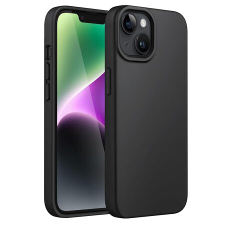 offerta a tempo: jetech cover silicone per iphone 14 6,1 pollici, protettiva per tutto il corpo morbida al tatto — 19% da 13,99 € a 11,39 €