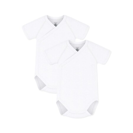 offerta a tempo: petit bateau 54220, body neonato manica corta (pacco da 2) — 31% da 17,00 € a 11,80 €