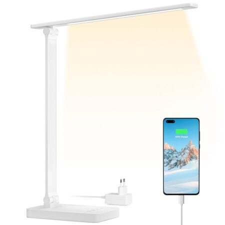offerta a tempo: lepro lampada da tavolo led 15w, lampada da scrivania usb ricaricabile — 28% da 37,99 € a 27,53 €