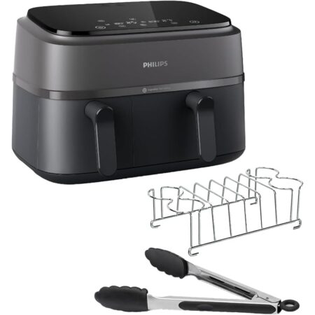 offerta a tempo: philips airfryer serie 3000 con doppio cestello, 9l — 39% da 245,15 € a 149,99 €