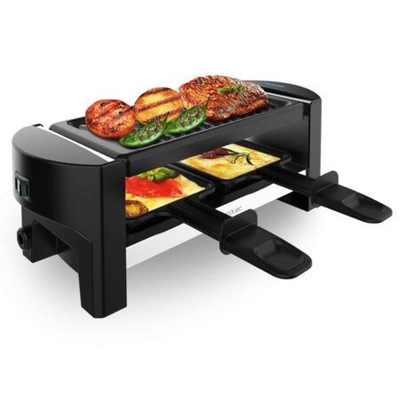 offerta a tempo: cecotec raclette con grill e 2 padelline — 48% da 24,90 € a 12,90 €
