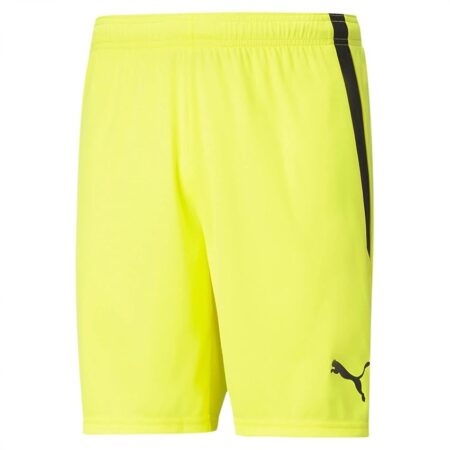 offerta a tempo: puma teamliga shorts shorts fluo yellow bla, xl unisex adulto — 26% da 19,95 € a 14,76 €
