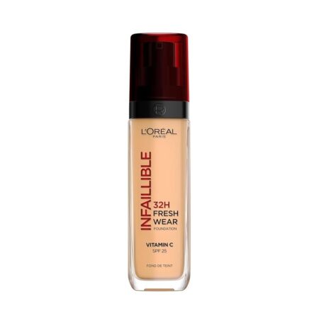 offerta a tempo: l'oréal paris fondotinta liquido infaillible 32h, coprente a lunga tenuta con protezione solare spf25 — 36% da 19,95 € a 12,81 €