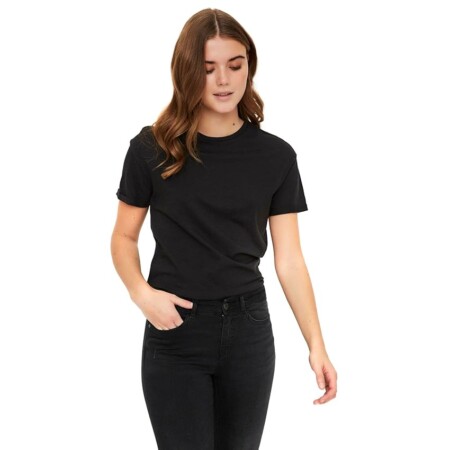 offerta a tempo: noisy may 27010978 t shirt, nero (black black) — 34% da 14,99 € a 9,90 €