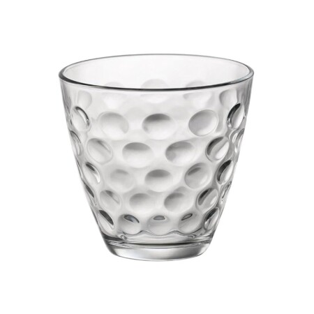 offerta a tempo: bormioli rocco 5215325 vassoio 6 bicchieri acqua dots in vetro trasparente cl 25.5 — 18% da 7,28 € a 5,99 €