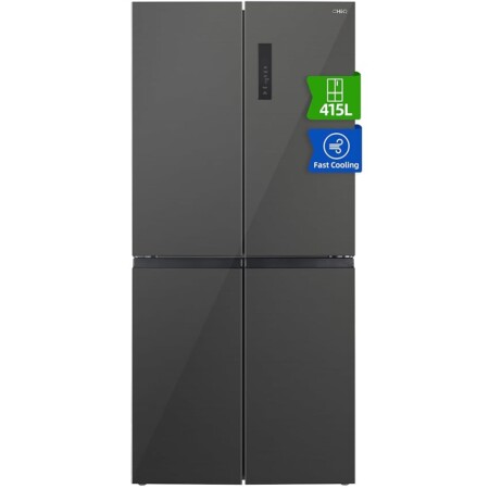 offerta a tempo: chiq frigorifero americano cross door,total no frost, grande capacità 415 litri,zona multi — 5% da 649,99 € a 614,99 €