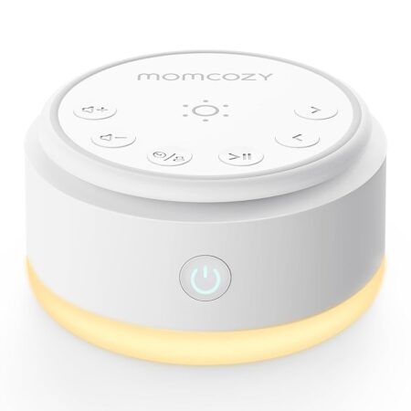 offerta a tempo: momcozy macchina per il rumore per bambini – 20 suoni calmanti e luce tattile — 23% da 32,99 € a 25,50 €