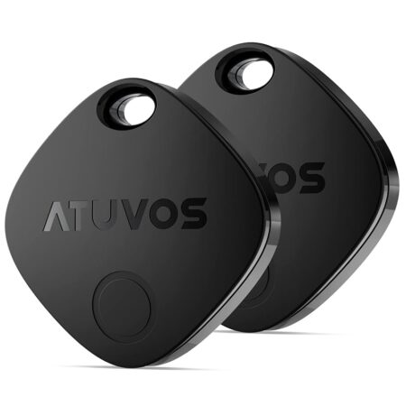 offerta a tempo: atuvos air tag smart tracker 2 pezzi nero, bluetooth localizzatore compatibile con — 30% da 25,99 € a 18,18 €