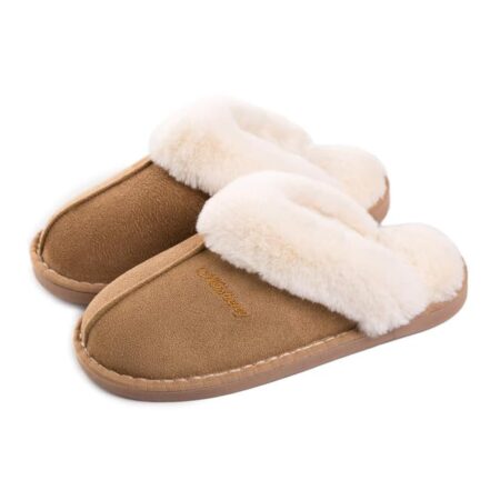 offerta a tempo: misolin pantofole scamosciate da donna uomo invernali interne ciabatte casa morbida — 28% da 29,99 € a 21,65 €