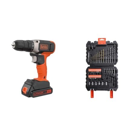 offerta a tempo: black+decker bcd001c1 qw trapano avvitatore a batteria 18 v, 1 batteria 18v — 16% da 86,50 € a 72,64 €