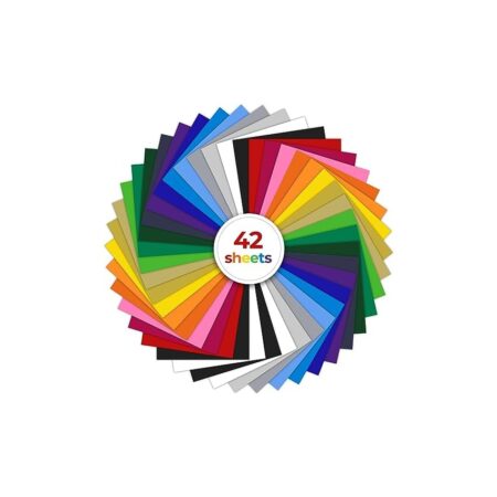 offerta a tempo: ohuhu flex termoadesivo 42 fogli 30,5 cm×25,4 cm vinile di trasferimento di calore — 15% da 29,99 € a 25,49 €