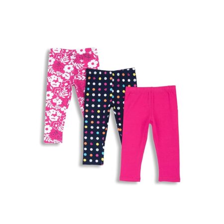 offerta a tempo: chicco set di leggings stile capri in cotone, pantaloni sportivi bambine e ragazze — 18% da 25,99 € a 21,41 €