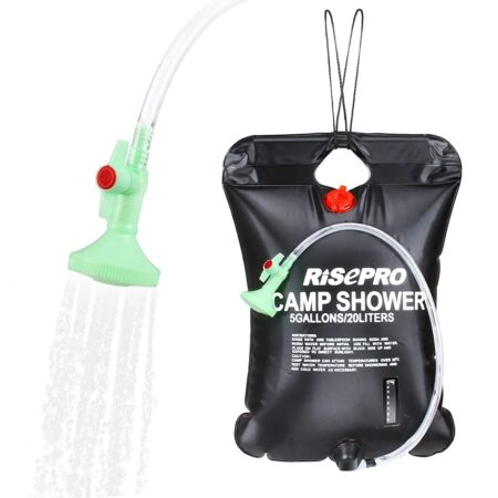 offerta a tempo: doccia portatile da campeggio — 50% da 13,90 € a 6,90 €