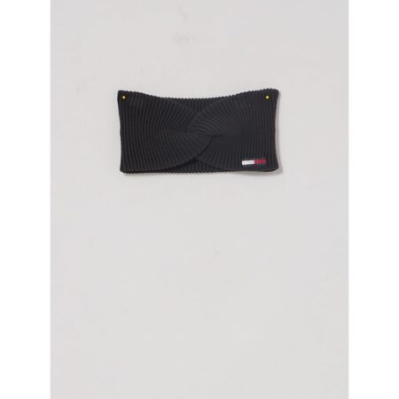 offerta a tempo: tommy jeans donna tjw elongated flag headband aw0aw16776, nero (black) — 19% da 29,90 € a 24,21 €