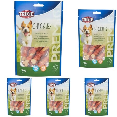 offerta a tempo: trixie snack per cani 5 confezioni — 44% da 15,90 € a 8,95 €