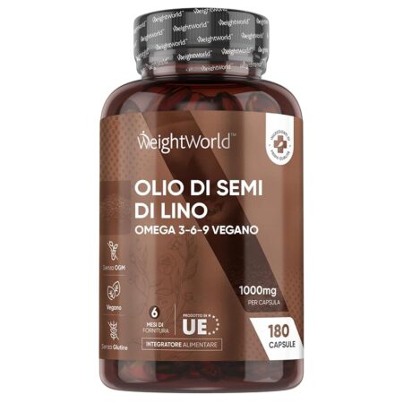 offerta a tempo: olio di semi di lino in softgel, vegano — 5% da 18,99 € a 18,00 €
