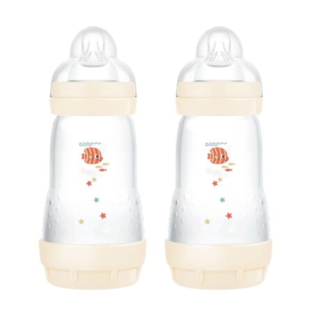 offerta a tempo: mam biberon easy start 260 ml (set da 2) — 25% da 18,99 € a 14,28 €
