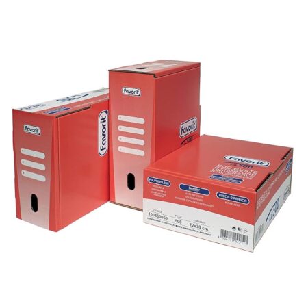 offerta a tempo: favorit buste foratura universale spessore alto, 22 x 30 cm — 35% da 59,85 € a 38,68 €