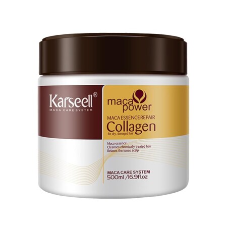 offerta a tempo: karseell collagene maschera capelli 500ml, maca essenza riparazione profonda maschera — 33% da 39,99 € a 26,99 €