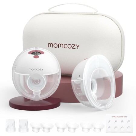 offerta a tempo: momcozy tiralatte elettrico indossabile m5, tiralatte indossabile della bocca del — 13% da 206,84 € a 179,99 €
