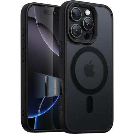 offerta a tempo: jetech cover magnetica per iphone 16 pro 6,3 pollici con controllo fotocamera pulsante cattura — 5% da 14,98 € a 14,23 €