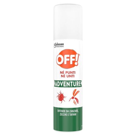 offerta a tempo: off! adventure spray antizanzare, zecche e tafani — 36% da 5,49 € a 3,49 €