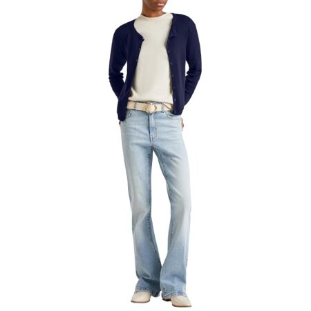 offerta a tempo: united colors of benetton maglia coreana m/l 1091d5558, maglione cardigan donna — 28% da 59,95 € a 43,16 €