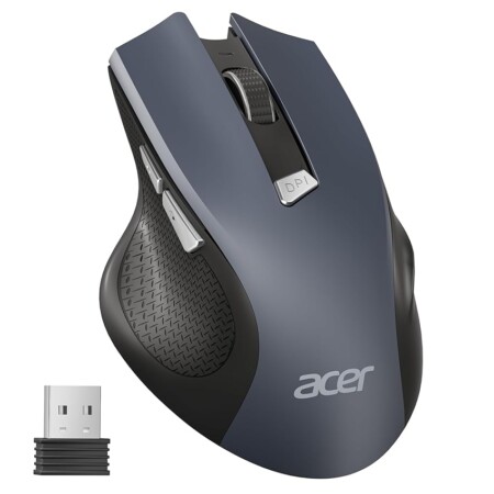 offerta a tempo: acer mouse wireless ergonomico, mouse computer ottico usb senza fili — 16% da 15,99 € a 13,49 €